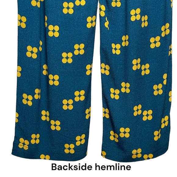 Nice Things Paloma S NWT Straight Leg Art To Wear Gauzy Pleated Pants US 10 - Picture 12 of 14